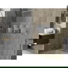 Mexen X-Wall-NR perem nélküli, polcos, falba süllyesztett polc 90 x 30 cm, inox - 1911903010S