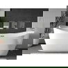 Mexen X-Wall-NR raft încastrat fără guler de mascare prevăzut cu un raft 90 x 30 cm, inox - 1911903010S