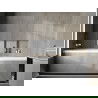 Mexen X-Wall-NR raft încastrat fără guler de mascare prevăzut cu un raft 90 x 30 cm, inox - 1911903010S
