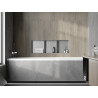 Mexen X-Wall-NR raftă de colț fără flanșă cu poliță 90 x 30 cm, inox - 1911903010S