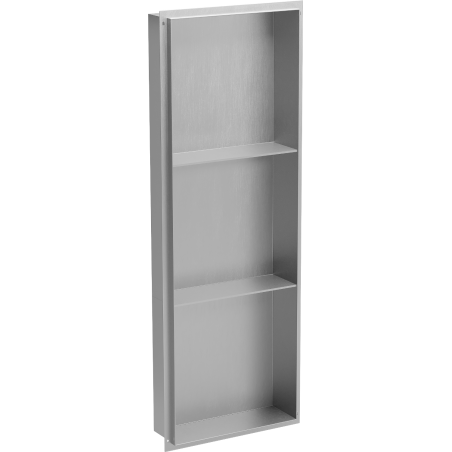 Mexen X-Wall-NR raft încastrat fără ramă cu poliță 90 x 30 cm, inox - 1911903010S