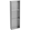 Mexen X-Wall-NR raft încastrat fără ramă cu poliță 90 x 30 cm, inox - 1911903010S