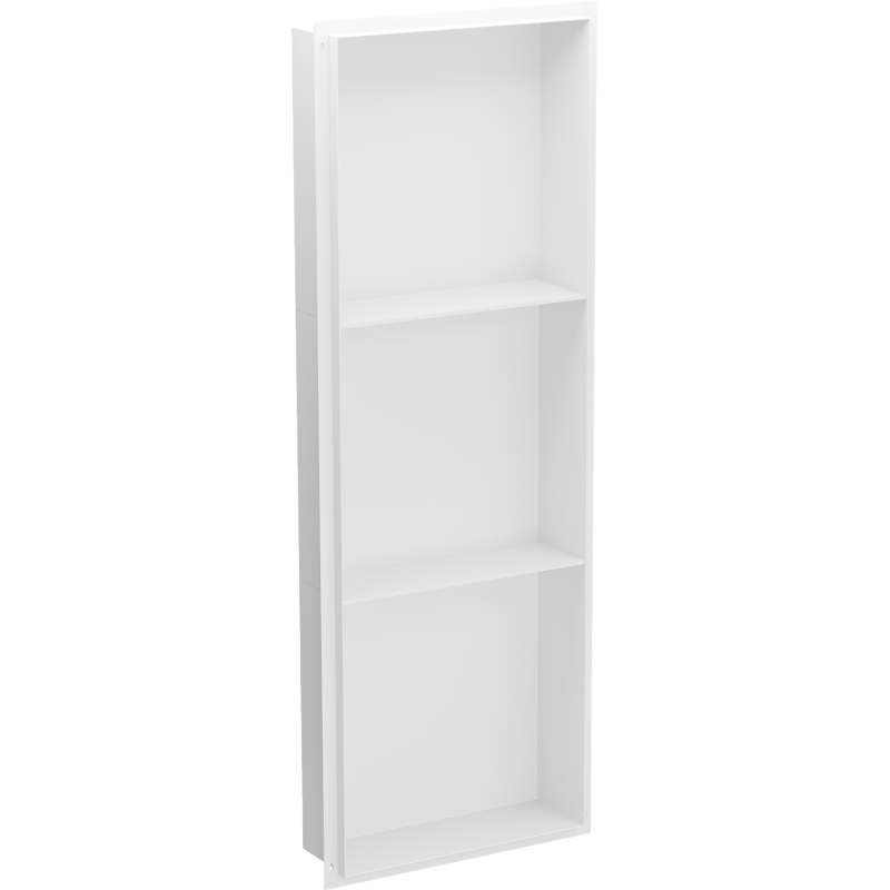 Mexen X-Wall-NR raft încastrat fără brâu cu poliță 90 x 30 cm, alb - 1921903010S