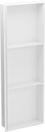 Mexen X-Wall-NR raft încastrat fără guler de mascare prevăzut cu un raft 90 x 30 cm, Albă - 1921903010S