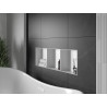 Mexen X-Wall-NR raft încastrat fără brâu cu poliță 90 x 30 cm, alb - 1921903010S