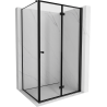 Cabină de duș pliată dreaptă Mexen Mist-F T 120 x 90 cm, ramă neagră, neagră - 8A6T-120-090-70-70-P