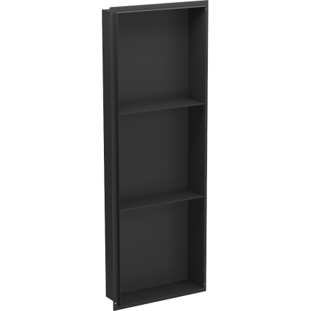 Mexen X-Wall-NR raft încastrat fără flanșă cu raft 90 x 30 cm, negru - 1971903010S