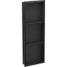Mexen X-Wall-NR raft încastrat fără flanșă cu raft 90 x 30 cm, negru - 1971903010S