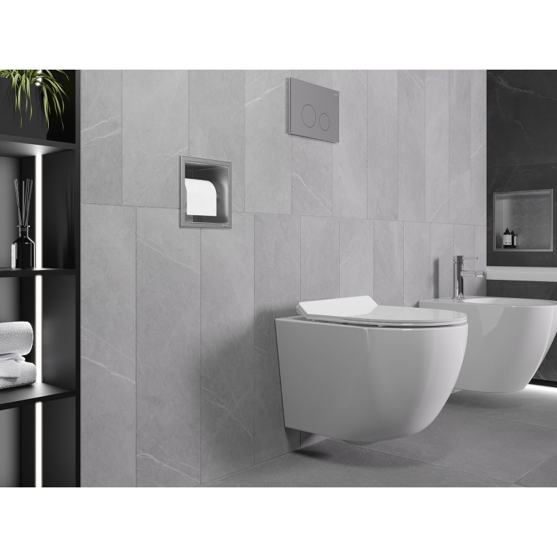 Mexen X-Wall-P suport hârtie igienică, inox - 1913