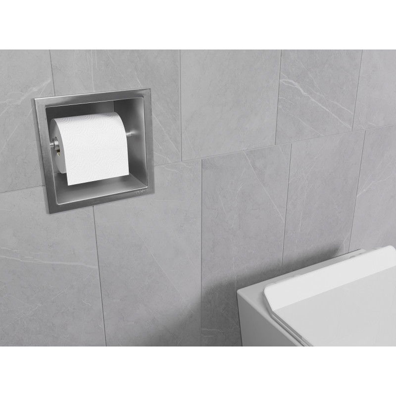 Mexen X-Wall-P WC papírtartó, inox - 1913