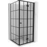 Mexen Mist-F T cabină de duș pliabilă dreaptă 70 x 70 cm, grilaj negru, negru - 8A6T-070-070-70-77-P