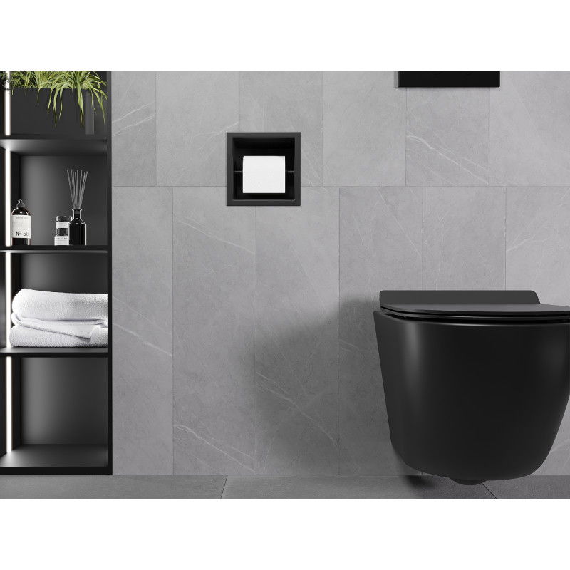 Mexen X-Wall-P WC-papír tartó, fekete - 1973