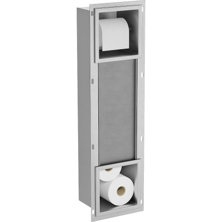 Mexen X-Wall-BP suport pentru hârtie igienică cu magazie, inox - 1914