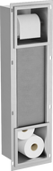 Mexen X-Wall-BP suport pentru hârtie igienică cu spațiu pentru depozitare, inox - 1914