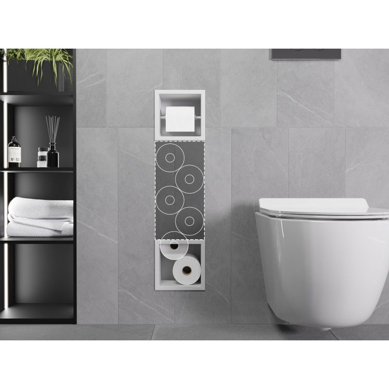 Mexen X-Wall-BP suport pentru hârtie igienică cu magazin, alb - 1924