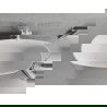 Mexen Luvo Slim szabadon álló kád 170 x 75 cm, fehér, fehér túlfolyó - 52801707500-20