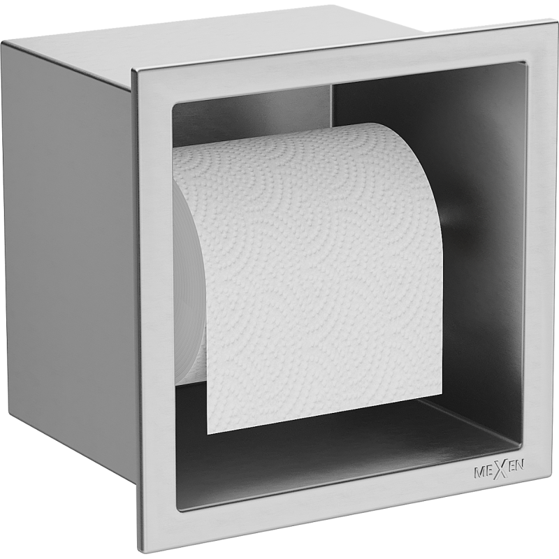 Mexen X-Wall-P WC papírtartó, inox - 1913