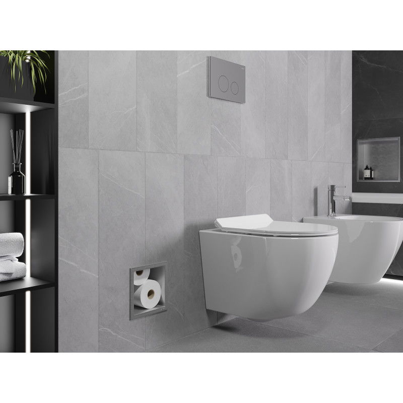 Mexen X-Wall-B WC-papír tartó, inox - 1915