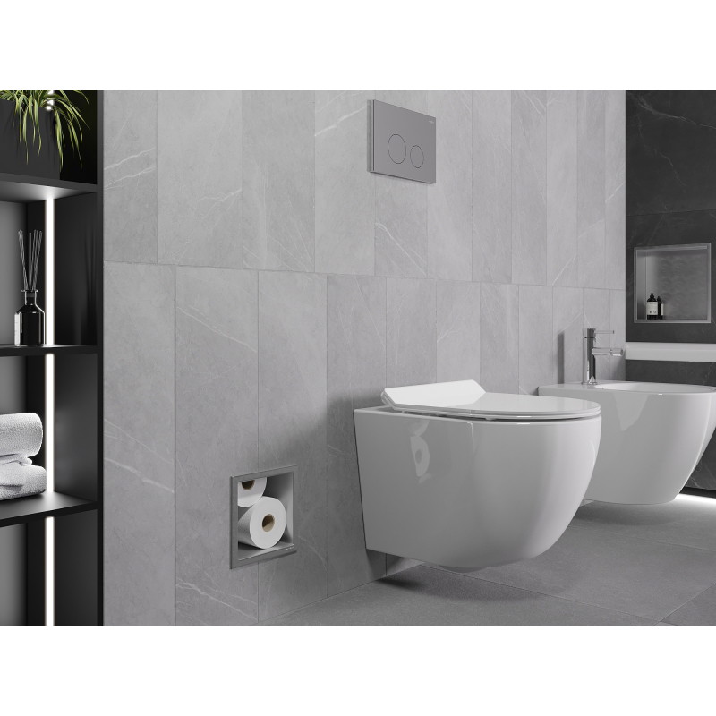 Mexen X-Wall-B WC-papírtartó, inox - 1915