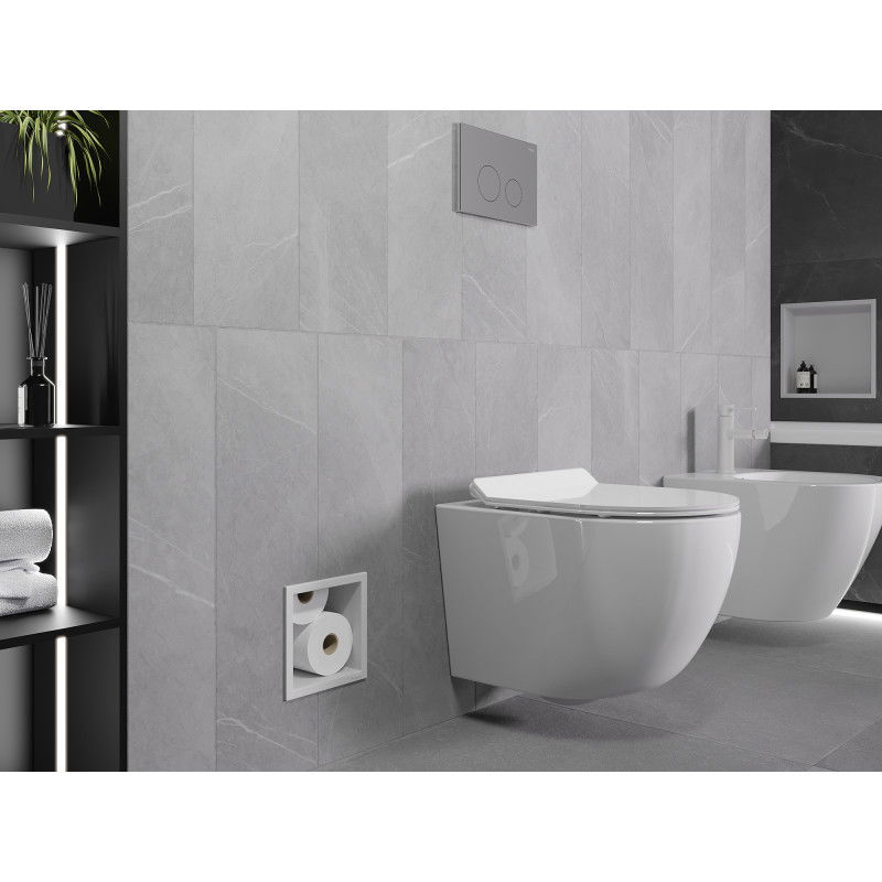 Mexen X-Wall-B toalettpapír-tartó, fehér - 1925