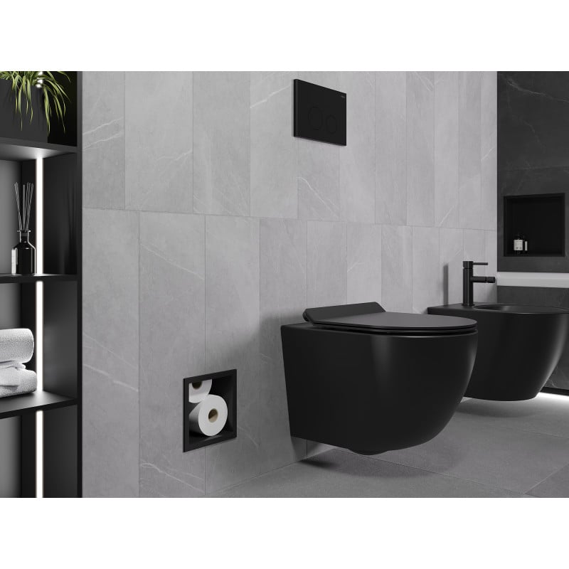 Mexen X-Wall-B suport pentru hârtie igienică, negru - 1975