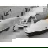 Mexen Luvo Slim szabadon álló kád 170 x 75 cm, fehér/fekete, fekete túlfolyó - 52801707575-70
