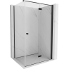 Cabină de duș pliabilă dreapta Mexen Mist-F T 120 x 90 cm, transparent, negru - 8A6T-120-090-70-00-P