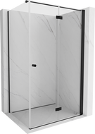 Cabină de duș pliabilă dreapta Mexen Mist-F T 120 x 90 cm, transparent, negru - 8A6T-120-090-70-00-P