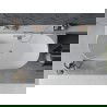 Mexen Oval Slim szabadon álló fal melletti kád 170 x 80 cm, fehér/szürke, króm túlfolyó - 52661708062-01