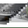 Mexen Oval Slim cadă de baie independentă de perete 170 x 80 cm, alb/gri, preaplin alb - 52661708062-20