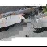 Mexen Oval Slim cadă de baie freestanding murală 170 x 80 cm, albă/neagră, preaplin cupru periat - 52661708075-65