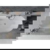 Mexen Oval Slim szabadon álló fal melletti kád 170 x 80 cm, fehér/fekete, gun gray kefélt lefolyó - 52661708075-66