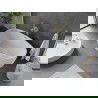 Mexen Olea szabadon álló kád 170 x 80 cm, fehér, arany túlfolyó - 52821708000-50