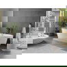 Mexen Olea szabadon álló fürdőkád 170 x 80 cm, fehér, fekete túlfolyó - 52821708000-70