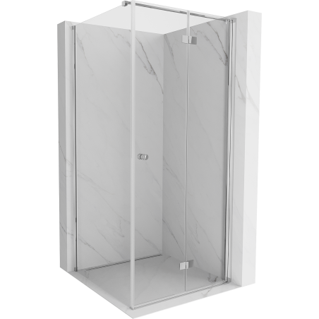 Cabina de duș pliabilă dreapta Mexen Mist-F T 120 x 120 cm, transparent, crom - 8A6T-120-120-01-00-P