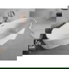 Mexen Lira szabadon álló kád minta 170 x 80 cm, fehér, réz túlfolyó - 52831708000-65