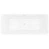 Mexen Nila cadă freestanding canelată 170 x 75 cm, albă, preaplin alb - 52841708000-20