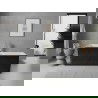 Mexen Nila szabadonálló bordázott kád 170 x 75 cm, fehér/fekete, aranyló selyem túlfolyó - 52841708075-55