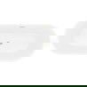 Cadă freestanding Mexen Yara canelată 170 x 75 cm, albă, preaplin auriu periat - 52861707500-55