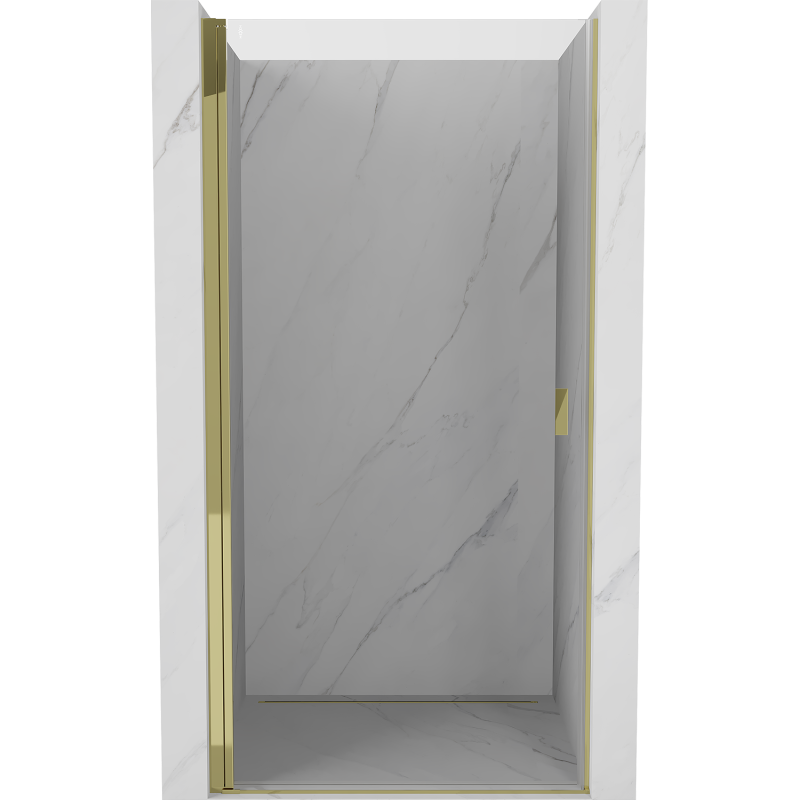 Mexen Mist-B ușă de duș batantă 60 cm, transparentă, aurie - 8A2-060-000-50-00