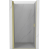 Mexen Mist-B ușă de duș pivotantă 100 cm, transparentă, aurie periată - 8A2-100-000-55-00