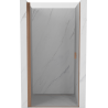 Mexen Mist-B ușă de duș batantă 65 cm, transparentă, cupru periat - 8A2-065-000-65-00