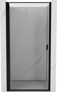 Mexen Mist-B ușă de duș cu balamale stânga 90 cm, cadru negru, negru - 8A2-090-000-70-70-L