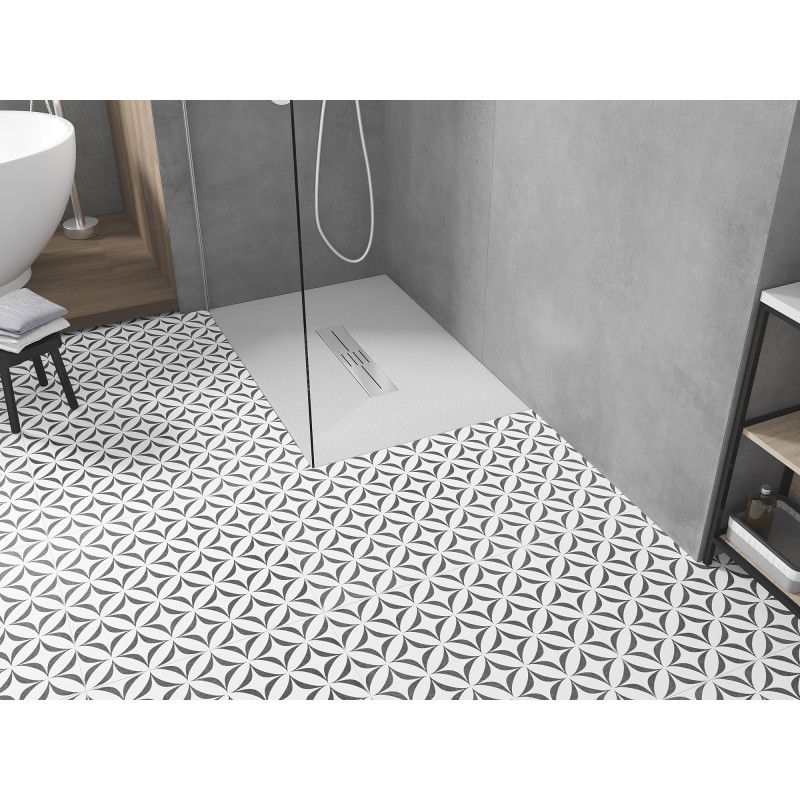 Mexen Toro cadă de duș dreptunghiulară SMC 120 x 70 cm, albă - 43107012