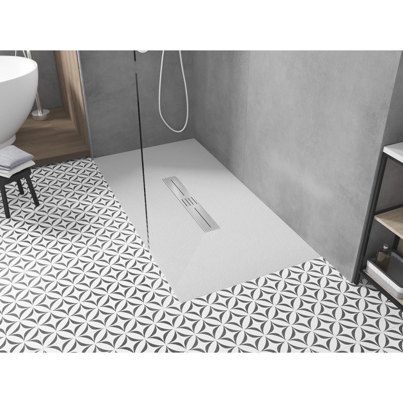 Mexen Toro cadă de duș dreptunghiulară SMC 170 x 70 cm, albă - 43107017