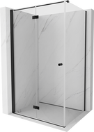 Mexen Mist-F T cabină de duș pliabilă stânga 70 x 100 cm, transparent, negru - 8A6T-070-100-70-00-L