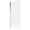 Mexen Mist paravan pentru duș, 1 panou, 80 x 150 cm, transparent, crom - 8A9-080-001-01-00