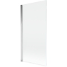 Mexen Mist paravan cadă 1-panou 90 x 150 cm, transparent, crom - 8A9-090-001-01-00