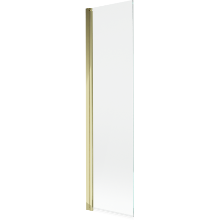 Mexen Mist paravan de duș 1-canată 50 x 150 cm, transparent, auriu - 8A9-050-001-50-00