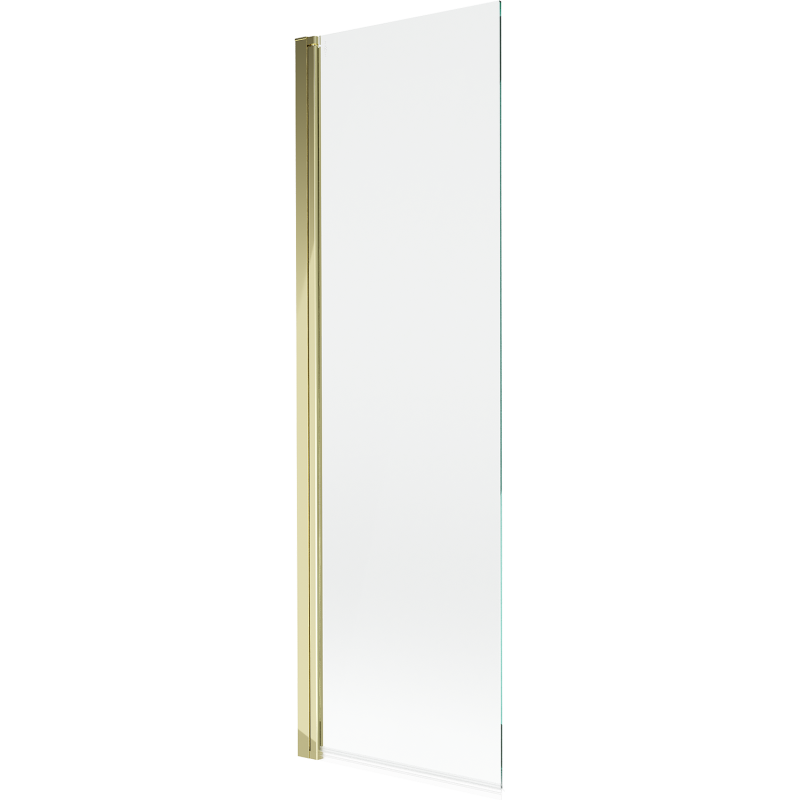 Mexen Mist 1-szárnyas fürdőszobai paraván 70 x 150 cm, átlátszó, arany - 8A9-070-001-50-00